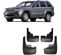 HHUIYUYY 4 PièCes Bavettes Garde Boue Voiture pour Jeep Grand Cherokee 2005-2010,Pare éClaboussures Mud Flaps Kit,Avant Arrière Roue Garde Boue.