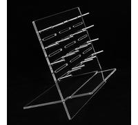 HHUXIUE Couteau Display Rack Pocket Knife Organizer Acrylic Rack (Transparent)