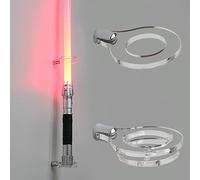 HHUXIUE Lichtschwert Wandhalterung Lichtschwert Ständer Schwert Regal Geeignet für Lichtschwert Ständer Lichtschwert Display Schwerter Lichtschwert Schwert Wandhalterung (Transparent 1 trou)