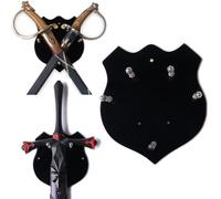 HHUXIUE Plaque d'épée murale Support d'épée Plaque d'épée acrylique Présentoir d'épée Support d'épée avec matériel Suspension d'épée