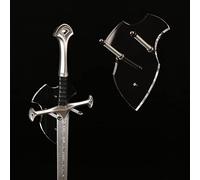 HHUXIUE Support mural pour épée, support de hache pour mur, support d'épée, affichage vertical et décoration (transparent)