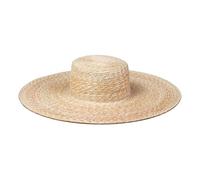 HHVDVCJK Chapeau de Paille à Grand Bord pour Femme - Chapeau de Plage surdimensionné - Protection UV 15cm Brim