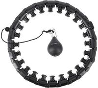 Hhw01 Hula Hop Noir Avec Languettes Et Poids Hms