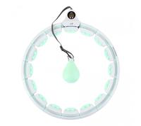 Hhw06 Hula Hop Green With Tabs And Weights + Counter Hms