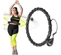 Hhw11 Plus Size Hula Hop Noir Avec Languettes Et Poids Hms