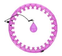 HHW12 HULA HOOP GRANDE TAILLE VIOLET AVEC POIDS HMS