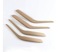 HHWBP Couvre Poignée De Porte Intérieure De Voiture,Cache Poignée De Porte Intérieur,pour BMW X1 E84 Antifouling Protecteur De Poignée Intérieure,L-4pcs Beige Yellow Left Right