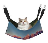 Hhwwtye Grand Teton National Park Lit pour chat, lit autoportant pour chat pour l'intérieur et l'extérieur, assemblage facile