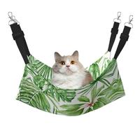 Hhwwtye Hamac pour chat avec feuilles de bananier tropicales, lit autoportant pour intérieur et extérieur, assemblage facile