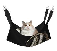 Hhwwtye Hamac pour chat avec microphone et casque, lit autoportant pour chat pour l'intérieur et l'extérieur, assemblage facile