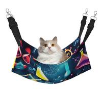 Hhwwtye Lit pour chat abstrait scientifique chimie - Lit autoportant pour l'intérieur et l'extérieur - Assemblage facile