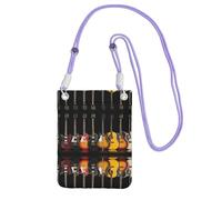 Hhwwtye Sac à main universel pour téléphone portable avec impression guitare électrique pour sports de plein air, violet, Taille unique