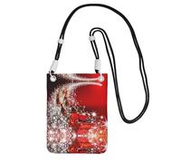 Hhwwtye Sac à main universel pour téléphone portable avec impression magique de Noël pour sports de plein air, Noir , Taille unique