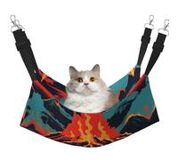Hhwwtye Volcano Lit pour chat sur pied pour intérieur et extérieur Montage facile