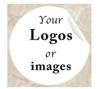 HHWY 100 Pieces,3-8CM,étiquettes personnalisées autocollantes mariage,Autocollants d'Étiquette,Rond Autocollants détiquette adhésive,Thank You Sticker pour le mariage (on white,3cm -100pcs)