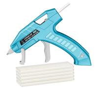 HHYSSG Pistolet à Colle Sans Fil Thermofusible Avec 30 BâTons De Colle Et Batterie Li-Ion Pour Les Petits Travaux De Bricolage Et Les RéParations Rapides à La Maison Et Au Bureau 20W