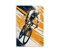 HHYXMJLL Poster de sport à rayures audacieuses en jersey - Décoration murale - 60 x 90 cm