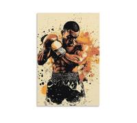 HHYXMJLL Poster de sport avec éclaboussures de sueur dynamiques - Décoration murale élégante - 40 x 60 cm