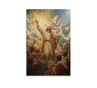 HHYXMJLL Poster mural chrétien - Sermon sur le support - Blessed Are The Peacemakers - Poster décoratif - 30 x 45 cm