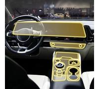 HhyY6LL Film Protecteur de TPU Intérieur Automobile,pour Kia Sportage NQ5 2022 2023 2024,Navigation Panneau Boîte Vitesses Film Protection Intérieur Automobile TPU,C-Transparent