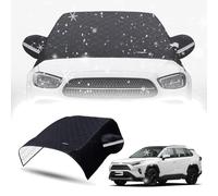 HhyY6LL Housse de Pare-Brise de Voiture pour Captur 1 Gen 2013-2019,Magnétiques Housse de Protection Contre La Neige pour Pare-Brise de Voiture,G-Black