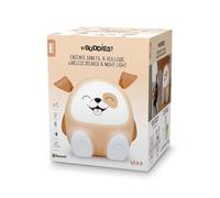 Enceinte sans fil lumineuse et veilleuse BigBen Max Hi Buddies Marron et Blanc Marron et Blanc