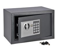 HI Coffre-fort avec Serrure Electrique Gris Foncé Numérique Maison Bureau