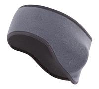 Hi-crazystore hippie Bandeau œil de porter au quotidien et masque de sommeil d'oreille Cool Man Bandeau Cheveux en polaire de ski casque anti-bruit Cache-oreilles Bandeau stretch Earmuff Running Headwear pour femme Wind oreille Coque, gris