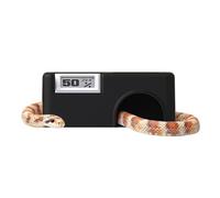 Hi D E Grotte pour reptile Hi D E, entretien sans effort, 14 x 9 x 5,58 cm, décoration d'habitat, léopard, gecko H-ide-out, largement applicable, pour habitat d'aquarium, serpent, tortue, grenouille