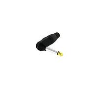 hi de j63ma06 jack 6,3 mm coudé 2 broches mâle mono - 90 ° or tip