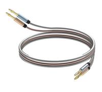 Hi-Fi Câble de haut-parleur en cuivre pur avec fiches banane (7.5m)