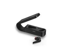 Hi-Fi Oreillette Bluetooth Stereo noir Affichage de la charge de la batterie, micro-casque, boîtier de charge, commande tactile