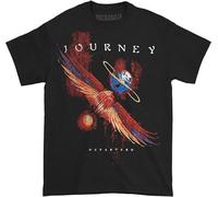 Hi Fidelity Journey T Shirt Departure Space Tee Black Manches Courtes(Medium)