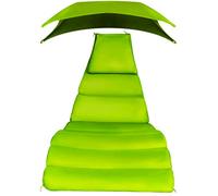 Hi_friend Coussin de Rechange et Parapluie pour Chaise Longue Suspendue, Chaise hamac d'extérieur (Bleu, Vert, Kaki, Rouille) (Vert)