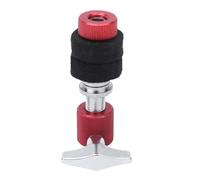 Hi Hat Cymbale Embrayage Rouge Noir Accessoires de batterie Durable Stable Installation facile pour batterie de jazz Tiges de direction 1/4" Pièces d'instruments de musique
