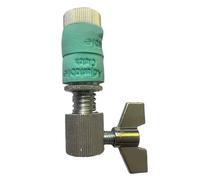 Hi-Hat Embrayage de cymbale pour batterie jazz 7,5 x 3,9 x 4,3 cm Support à percussion en métal avec finition antirouille Compatible avec les supports Hi-Hat standard, vert