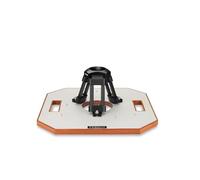 Hi-Hat Proaim 75 mm - rehausse caméra + Porte trépied en Aluminium + Planche de Bois Octogone 39,4 x 39,4 cm | Charge utile jusqu'à 75 kg | pour la Production vidéo de théâtre (HT-BWL75-00)