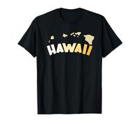 Hi Hawaii Carte des îles hawaïennes Aloha Maui Kauai Oahu T-Shirt