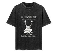 Hi How are You Daniel Johnston The Unfinished Album Men's T-Shirt Unisex Black Men Tees M