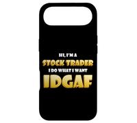 Hi I'm a Stock Trader I do What I Want IDGAF Crypto Trading Coque pour iPhone Air