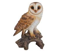 Hi-Line Gift Ltd Chouette effraie sur souche, 725"