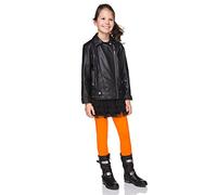 hi!mom - Legging Long pour Enfant/Fille FF1CH - épais/Chaud - Coton - Taille 2-3 Ans - Orange