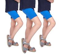 hi!mom Leggings Courts d'école pour Filles en Coton Riche 1/2 Longueur pour Uniforme Scolaire I Leggings en Coton pour bébés Enfants Pantalons Courts élastiques, 2-13 Ans