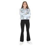 hi!mom Leggings évasés pour filles et enfants - Pantalon bootcut - Pantalon décontracté pour la danse et le yoga - Jambe large - Taille élastique extensible - Legging évasé pour enfants - Pantalon à