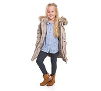 hi!mom Leggings Isolés pour Enfants pour l'Hiver - Pantalon Polaire Thermique pour Filles - Doublure Épaisse en Coton - Chauds - Taille 2-13 Ans