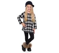 hi!mom Leggings Isolés pour Enfants pour l'Hiver - Pantalon Polaire Thermique pour Filles - Doublure Épaisse en Coton - Chauds - Taille 2-13 Ans