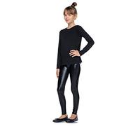 HI!MOM LTXK Legging en latex brillant effet mouillé pour fille