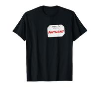 Hi My Name is Anthony Lazy Costume pour fêtes T-Shirt