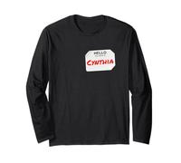 Hi My Name is Cynthia Lazy Costume pour fêtes Manche Longue