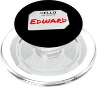 Hi My Name is Edward Lazy Costume de fête à Faire soi-même PopSockets PopGrip pour MagSafe